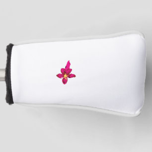 Mädchendesign, leichtes Gold, purpurpurrot Golf Headcover