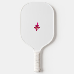 Mädchendesign, leichtes Gold, purpurpurrot Pickleball Schläger