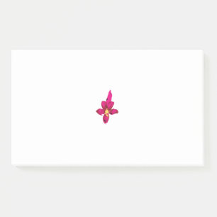 Mädchendesign, leichtes Gold, purpurpurrot Post-it Klebezettel