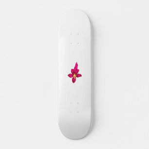Mädchendesign, leichtes Gold, purpurpurrot Skateboard