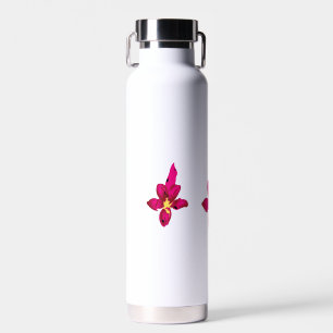 Mädchendesign, leichtes Gold, purpurpurrot Trinkflasche