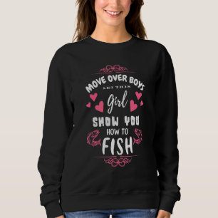 Mädchenfischerei - Jungen überholen Sweatshirt