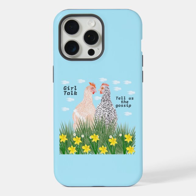 Mädchengespräch iPhone 15 Pro Max Hülle (Rückseite)