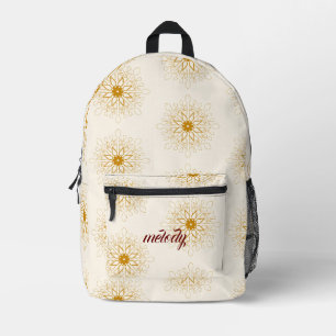 mädchenhaft niedlich floral feminin Trendy Boho Bedruckter Rucksack