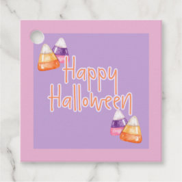 mädchenhafte halloween corn tag geschenkanhänger