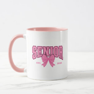 Mädchenhaftes Abschluss-Coquette Senior 2026 Rosa  Tasse