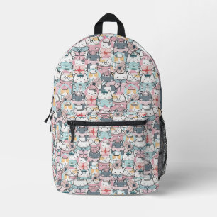 Mädchenhaftes Cartoon-Doodle-Ästhetik Bedruckter Rucksack