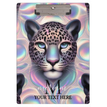Mädchenhaftes Opal-Leoparden-Druck-Büro Schule