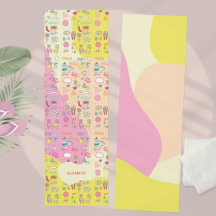Mädchenhaftes Pastellrosa Kawaii-Doodle