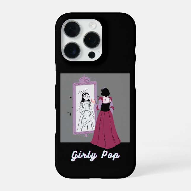 Mädchenhaftes Pop-Handyhülle iPhone 16 Pro Hülle (Rückseite)