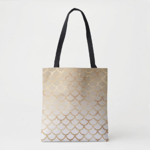 Mädchenhaftes und glamouröses Ombre-Gold-Meerjungf Tasche