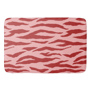 Mädchenhaftes Zebrastreifen-Muster Badematte