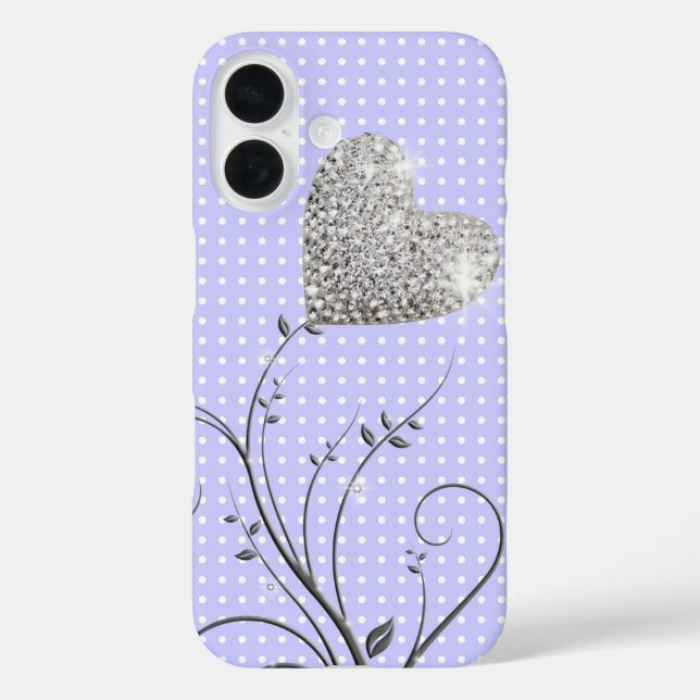 Mädchenherz der Liebe iPhone 16 Hülle (Rückseite)