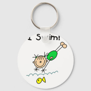 Mädcheni Swim-T - Shirts und Geschenke Schlüsselanhänger