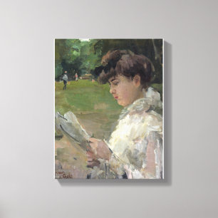 Mädchenlektüre von Isaac Israels Girl Portrait Leinwanddruck
