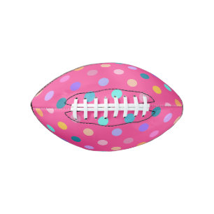 Mädchenminifußball-Tupfendruck Confettifarbe Football