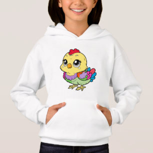 Mädchenmode Huhn Cute & Fun Design Hoodie