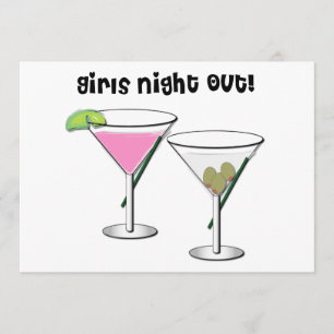 Mädchennachtheraus Party Einladung