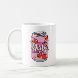 Mädchenpop-Kirschdose Kaffeetasse