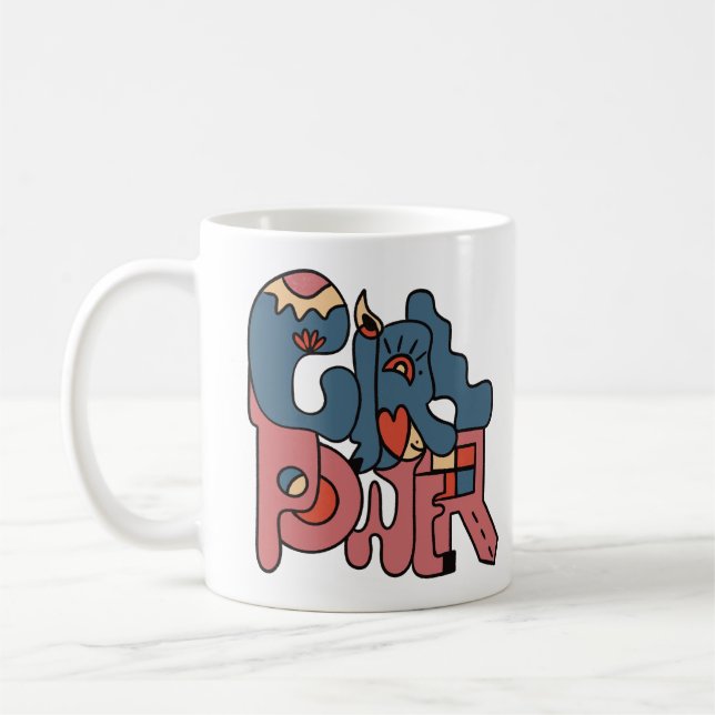 Mädchenpower  kaffeetasse (Links)