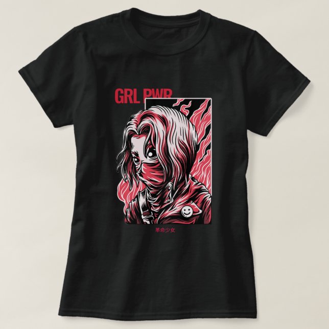 MÄDCHENPOWER | niedliche Anime T-Shirt (Design vorne)