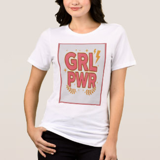 Mädchenpower Tri-Blend Shirt