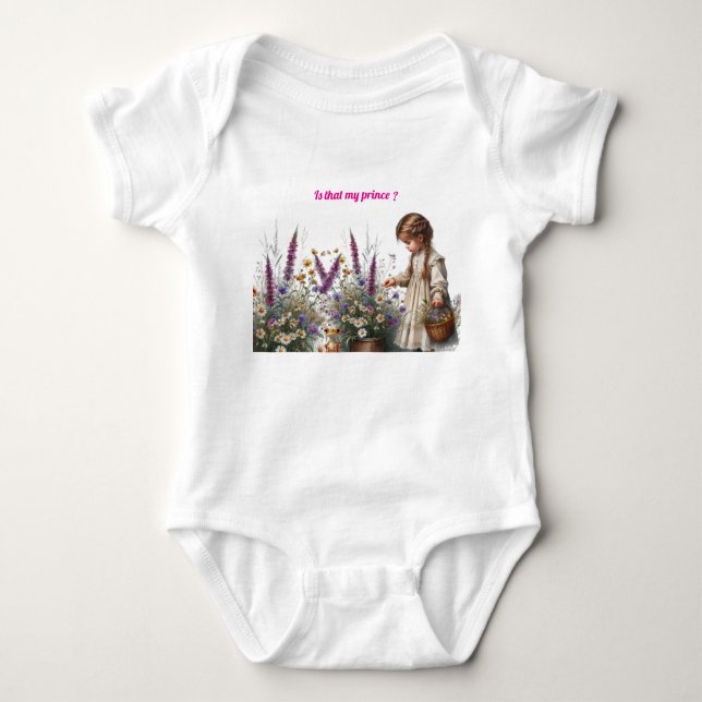 Mädchenprinz Baby Strampler (Vorderseite)