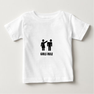 Mädchenregel Baby T-shirt