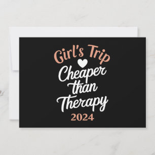 Mädchenreise 2024 billiger als Therapieurlaub Einladung