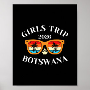 Mädchenreise 2026 Botswana Kreuzfahrt Urlaub Reise Poster
