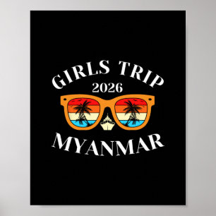 Mädchenreise 2026 Myanmar Frühlingsferien 2026 Kre Poster