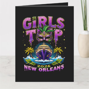 Mädchenreise 2026 New Orleans Dankeskarte