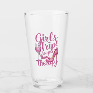 Mädchenreise billiger als Therapie-Wochenend-Weinp Glas