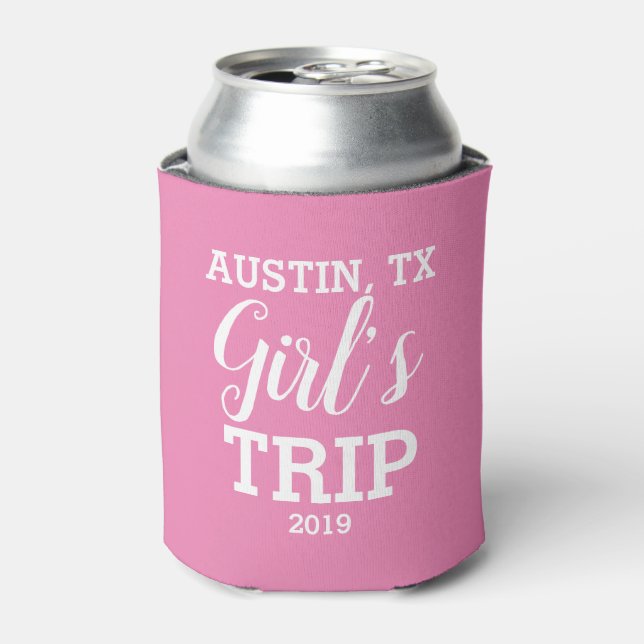 Mädchenreise, Can Cooler, Girl's Getaway, Geburtst Dosenkühler (Kanne Vorderseite)