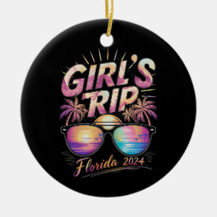 Mädchenreise Florida 2024 Sommer Strand Wochenende Keramik Ornament
