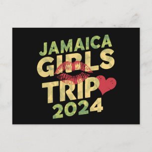 Mädchenreise Jamaika 2024 Wochenend-Sommerurlaub  Postkarte