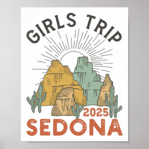 Mädchenreise Sedona 2025 Sommerferien Damenwoche Poster