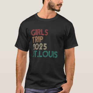 Mädchenreise St. Louis Missouri 2025 Retro Sommerf T-Shirt