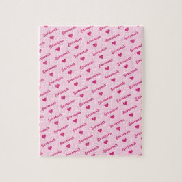 Mädchenrosa Wiederholungsname und Herz