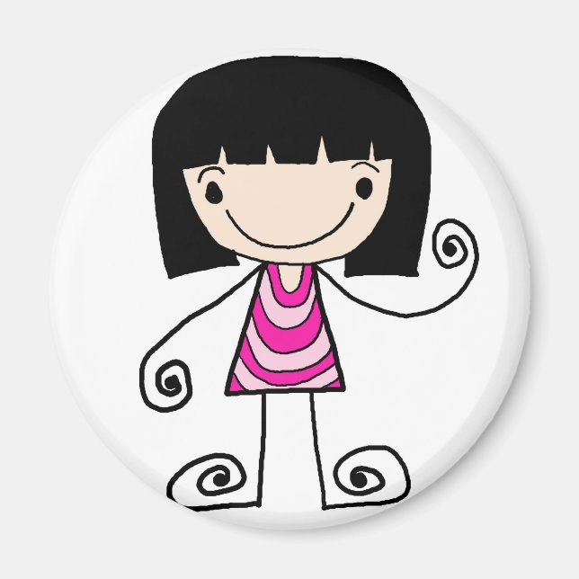 Mädchensammlung Magnet (Vorne)