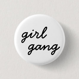 Mädchensammlung niedliche moderne feministische Po Button
