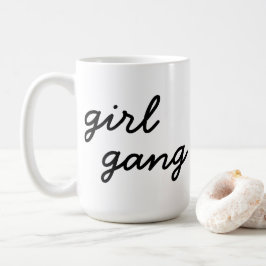 Mädchensammlung niedliche moderne feministische Po Kaffeetasse