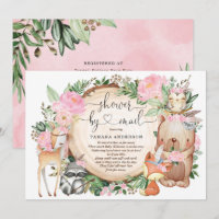 Mädchenstamm Woodland Animals Kinderdusche per Pos
