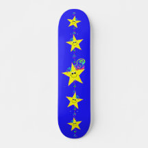 Mädchenstars Nummer 8 Skateboard