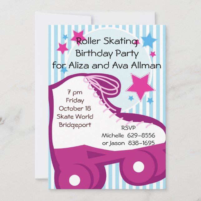 Mädchentag Einladung (Vorderseite)