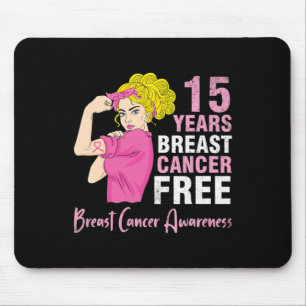 Mädchenüberlebende kämpfen 15 Jahre Brustkrebs kos Mousepad