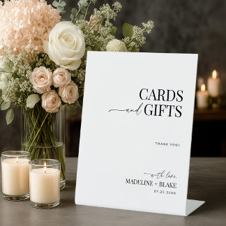 MADDIE Karten und Geschenke Schild