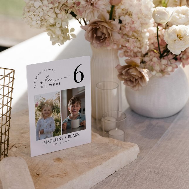 MADDIE When We Were Table Numbers Einladung (Von Creator hochgeladen)