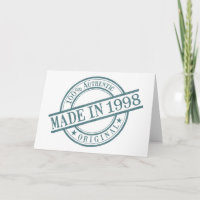 Made Anmerkung im Jahre 1998 grüßend
