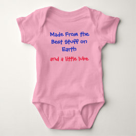 Made aus dem besten Zeug der Erde und der Luft Baby Strampler